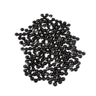 16SS -JET BLACK -JET BLACK RHINESTONE FLATBACK HOT FIX 1440 PCS. (10 GROSS)