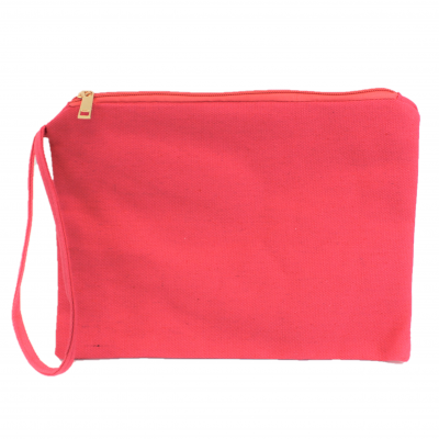 10003- CORAL COSMETIC POUCH