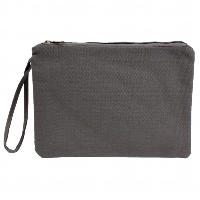 10003- GREY COSMETIC POUCH