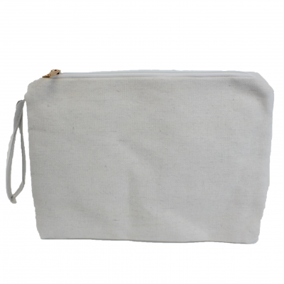 10003- WHITE COSMETIC POUCH