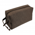 10006 -BROWN SQUARE COSMETIC POUCH