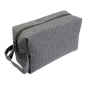 10006 - GREY SQUARE COSMETIC POUCH