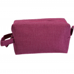 10006 - HOT PINK SQUARE COSMETIC POUCH