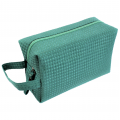 10006 - TURQUOISE SQUARE COSMETIC POUCH
