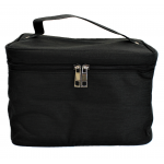 10007 - BLACK SQUARE COSMETIC BAG