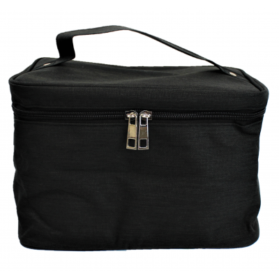 10007 - BLACK SQUARE COSMETIC BAG