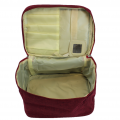 10007 - BURGUNDY SQUARE COSMETIC BAG