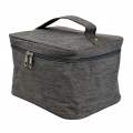 10007 - GREY SQUARE COSMETIC BAG