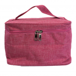 10007 - HOT PINK SQUARE COSMETIC BAG