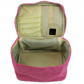 10007 - HOT PINK SQUARE COSMETIC BAG
