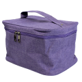 10007 - PURPLE SQUARE COSMETIC BAG