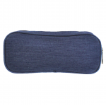 10008 - NAVY SMALL DOUBLE ZIPPER COSMETIC BAG