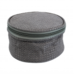 9267 - GREY COSMETIC OR JEWELRY BAG 