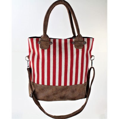 9191-RED SHOULDER CROSS BODY BAG