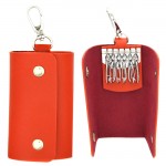 181128 -  RED LEATHER / MULTI KEY CHAIN HOLDER