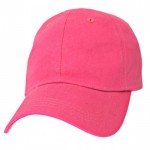 6015-HOT PINK COTTON CAP