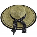 180723 - 12 PIECES FLOPPY  HAT W/ BOW  (4 COLORS) ( MONOGRAM NOT AVAILABLE )