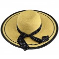 180723 - 12 PIECES FLOPPY  HAT W/ BOW  (4 COLORS) ( MONOGRAM NOT AVAILABLE )