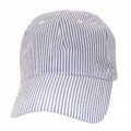 32518 - 12 PIECES COTTON SEER SUCKER CAP (3 COLORS)