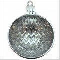 6103- ZIG ZAG DESIGN ORNAMENT CHRISTMAS BOWL AND SPOON